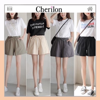 Quần đùi đũi nữ thắt nơ siêu xinh Kanimi - quần short đũi nữ siêu mát