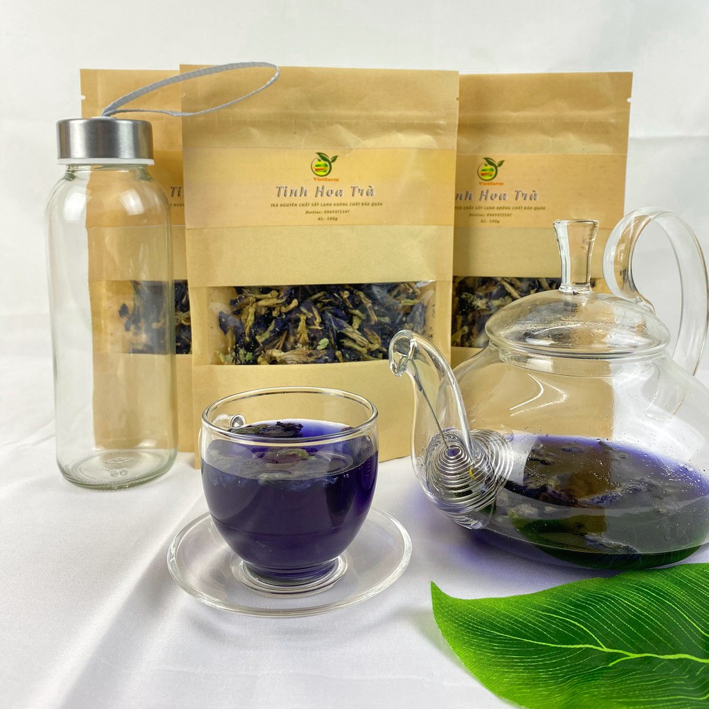 Trà Hoa Đậu Biếc Sấy Khô Viettea túi 100g