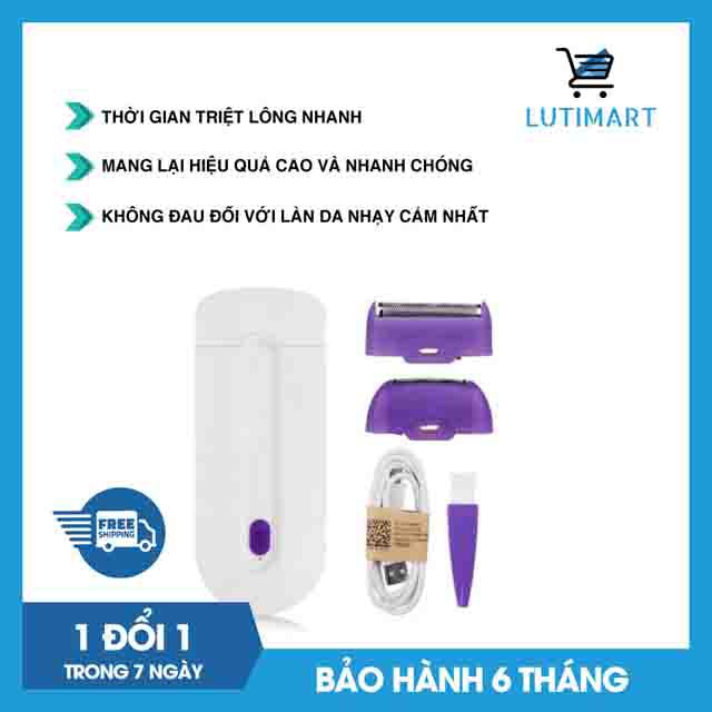 Máy Nhổ Cạo Lông Cảm Ứng, Máy Triệt Lông Mini,Máy Cạo Lông Nách. | BigBuy360 - bigbuy360.vn
