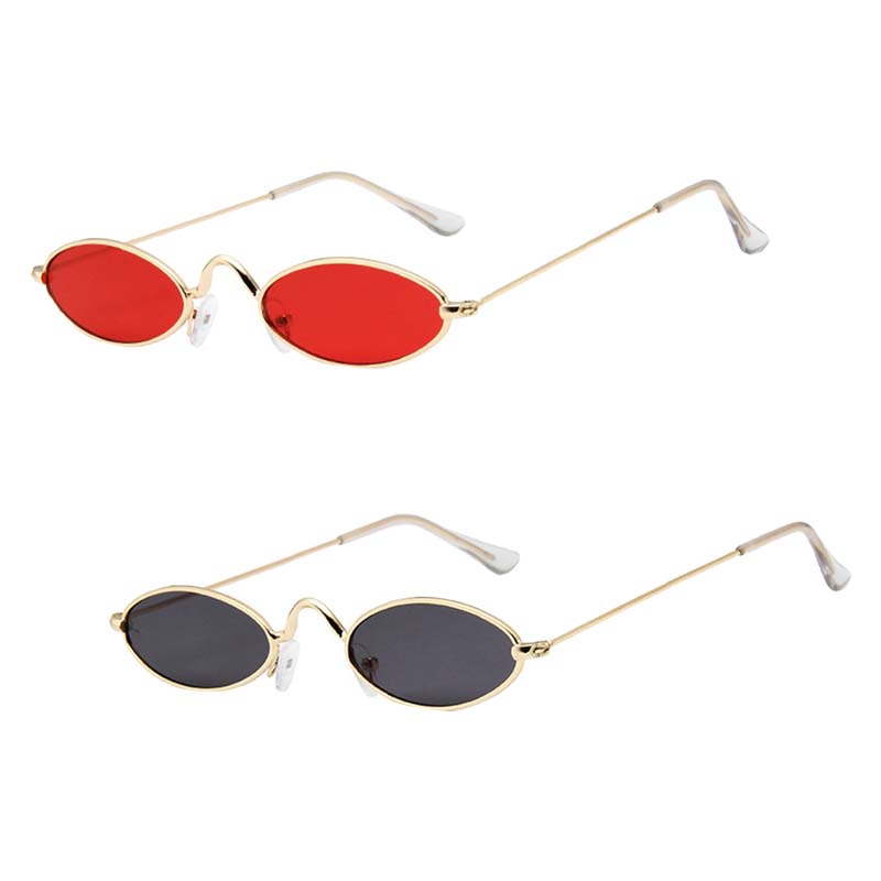 Kính Mát Gọng Oval Nhỏ Phong Cách Vintage Thời Trang Dự Tiệc Cho Nam Và Nữ JP5