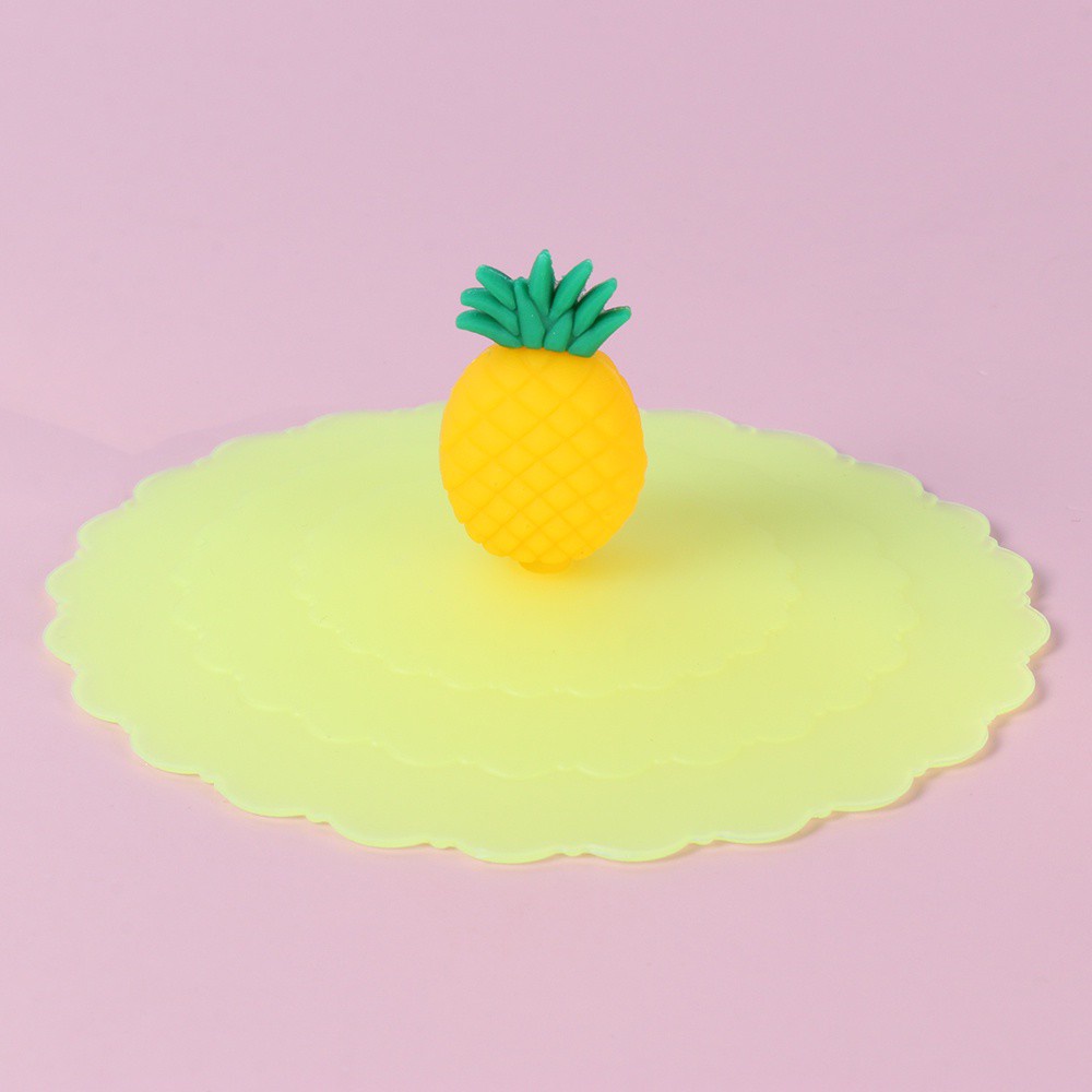 Nắp đậy cốc nước bằng silicon chống bụi chống rò rỉ có thể tái sử dụng