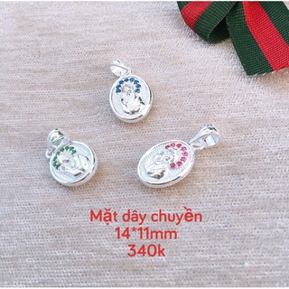 Mặt dây chuyền bạc Đức Mẹ Thánh giá Công giáo