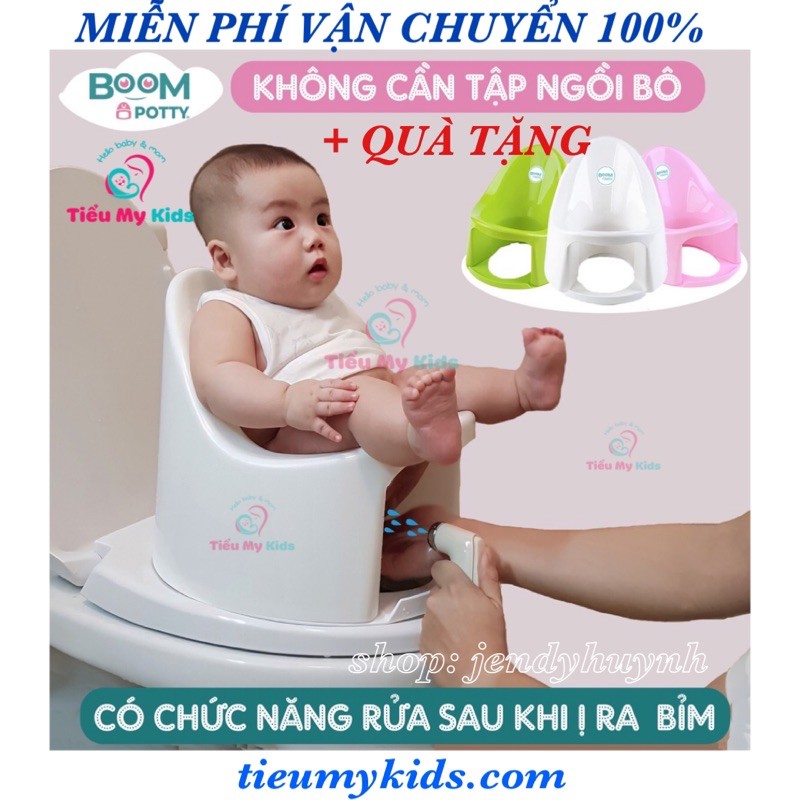 [+ TẶNG QUÀ ] Bô cho bé - Bô Boom Potty,ghế bô ngồi toilet,bệ lót bồn cầu cho bé (số lượng có hạn)