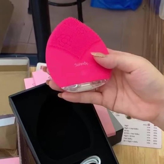 [BH 1 -  Đổi 1] Máy rửa mặt Sunmay Luxury - Red Pink | BigBuy360 - bigbuy360.vn