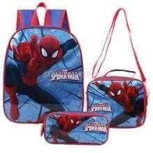Set 3c balo spiderment cho học sinh 4-9 tuổi