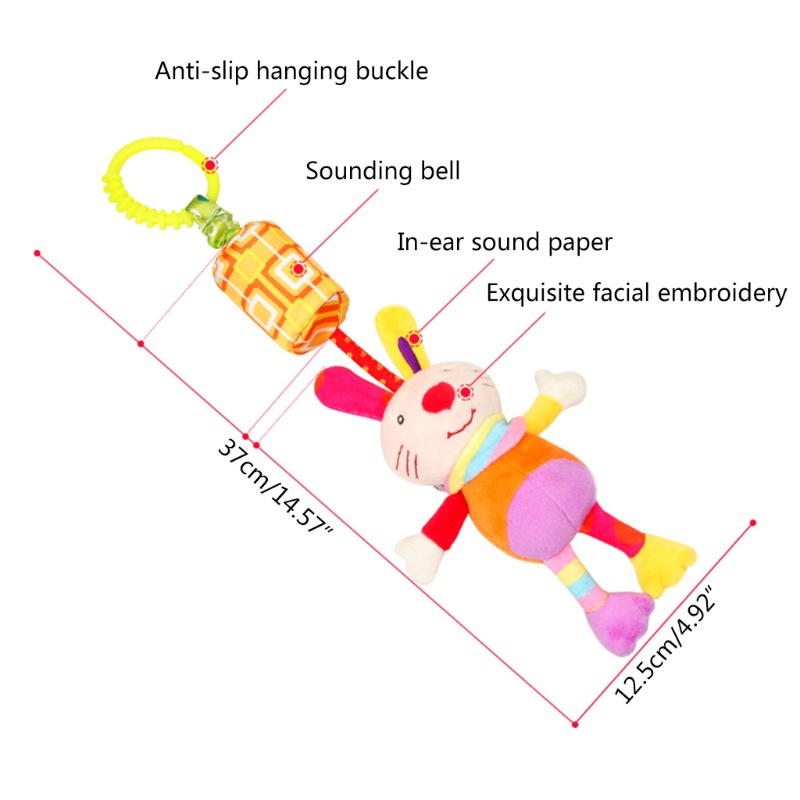 Lục Lạc Bằng Vải Thân Thiện Với Môi Trường Treo Xe Đẩy Em Bé mary