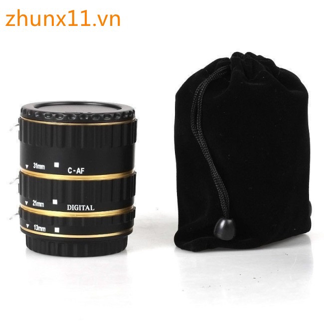 【HOT】Metal Mount Lens Adapter Auto Focus AF Macro Extension Tube Ring for Canon EOS EF-S Lens 750D 80D | WebRaoVat - webraovat.net.vn