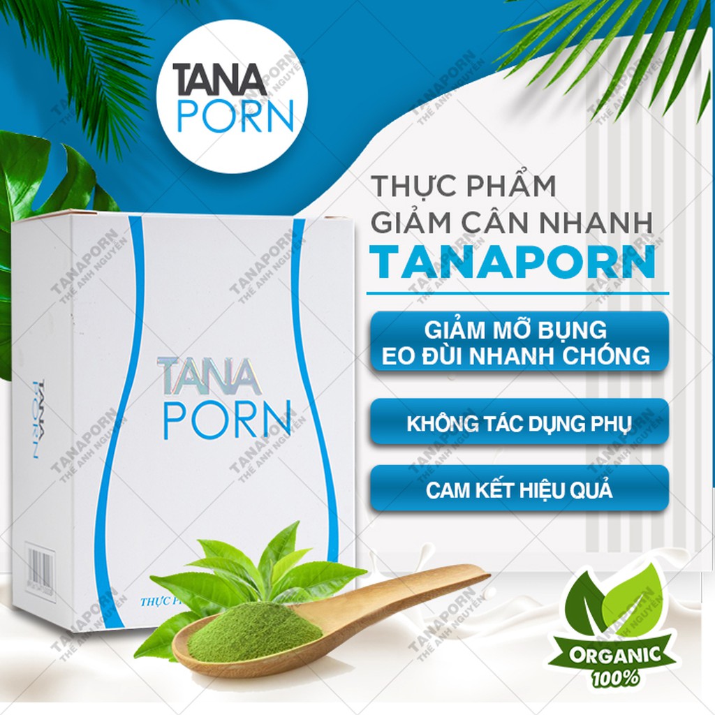 Giảm cân TANAPORN chiết xuất tự nhiên hỗ trợ giảm hấp thu và tăng cường chuyển hóa chất béo ( hộp)