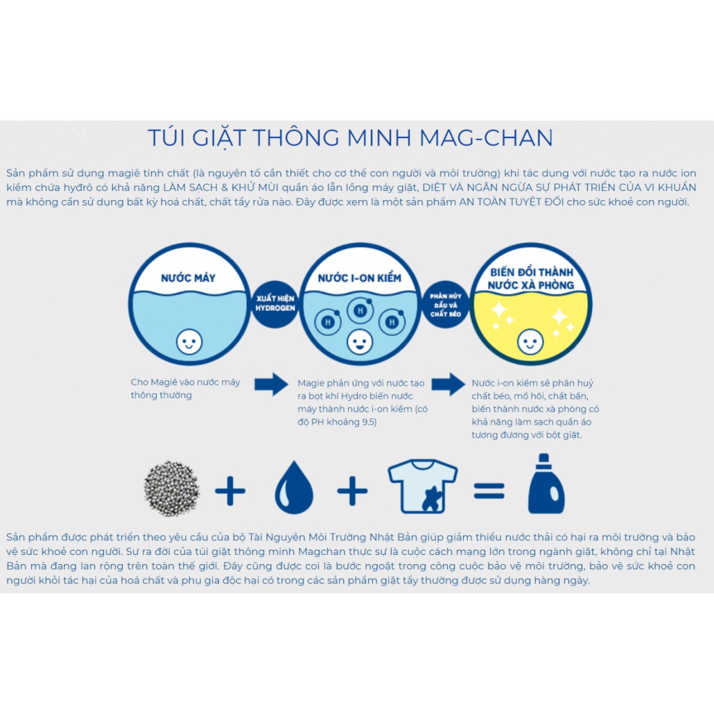 Túi giặt thông minh Baby Magchan- Nhật Bản