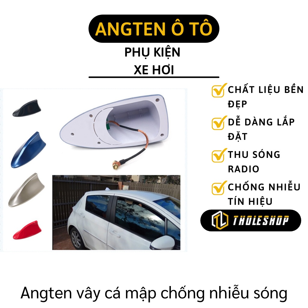 Angten Vây Cá Mập - Ăng Teng Thu Sóng Radio AM/FM Cho Xe Hơi, Trang Trí Ô Tô 7769