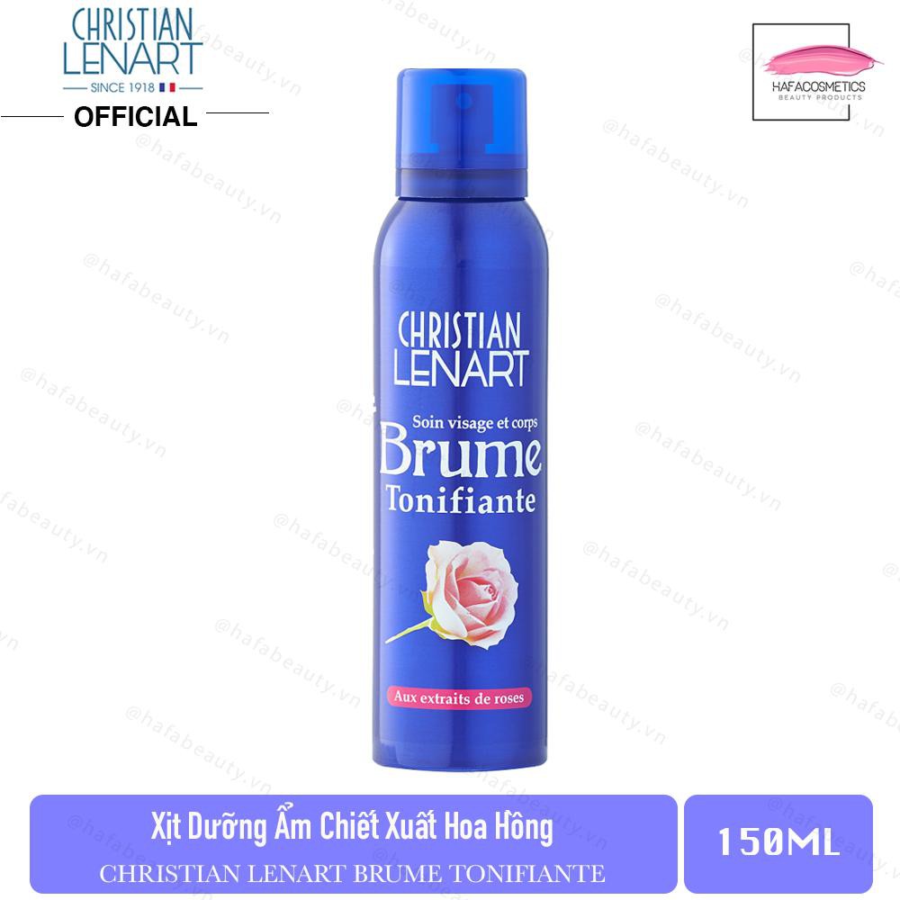 Xịt khoáng dưỡng ẩm cho da chiết xuất hoa hồng Damask Christian Lenart Brume Tonifiante 150ml