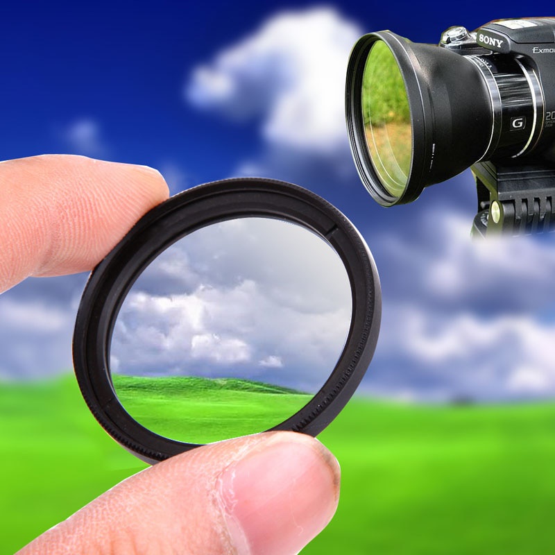 1 Bộ Lọc UV 37mm 49MM 52MM 55MM 58MM 62MM 67MM 72MM 77MM Cho Máy Ảnh DSLR SLR