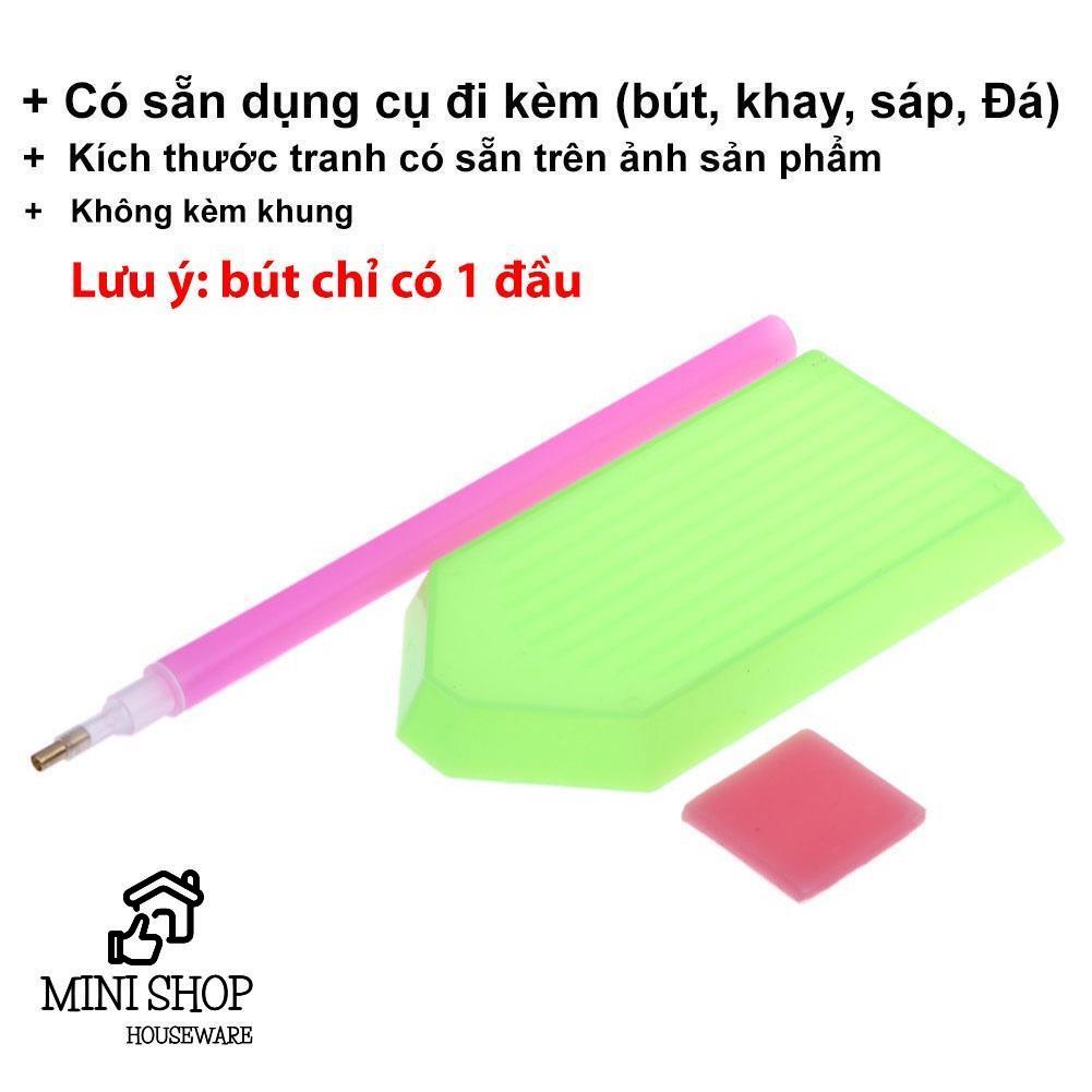 Tranh Đính Đá Tự Làm, Tranh Gắn Đá 5D Tự Hoàn Thành
