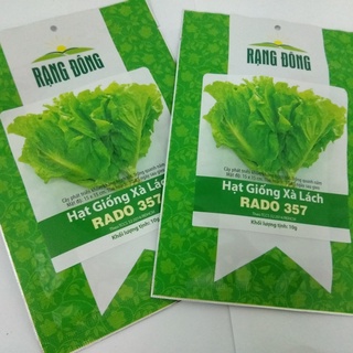 Hạt giống xà lách rado 357 10g