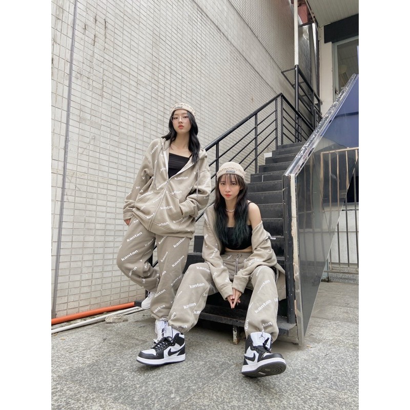 ÁO HOODIE ZIP MONOGRAM | BigBuy360 - bigbuy360.vn