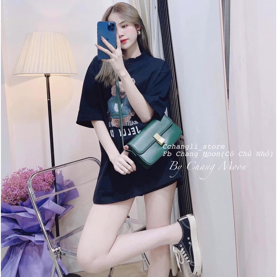 Áo thun nam nữ form rộng tay lỡ in gấu JELLY dễ thương/ Áo phông cộc tay mặc mùa hè dáng thụng dấu quần_xuongmaythuhien