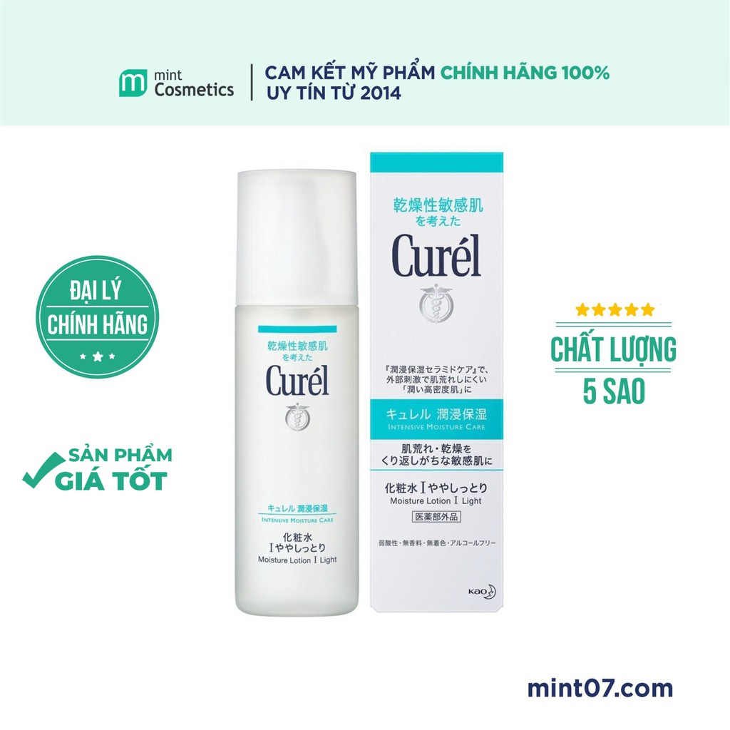 Nước Hoa Hồng Curel 150ml Cấp Ẩm Chuyên Sâu