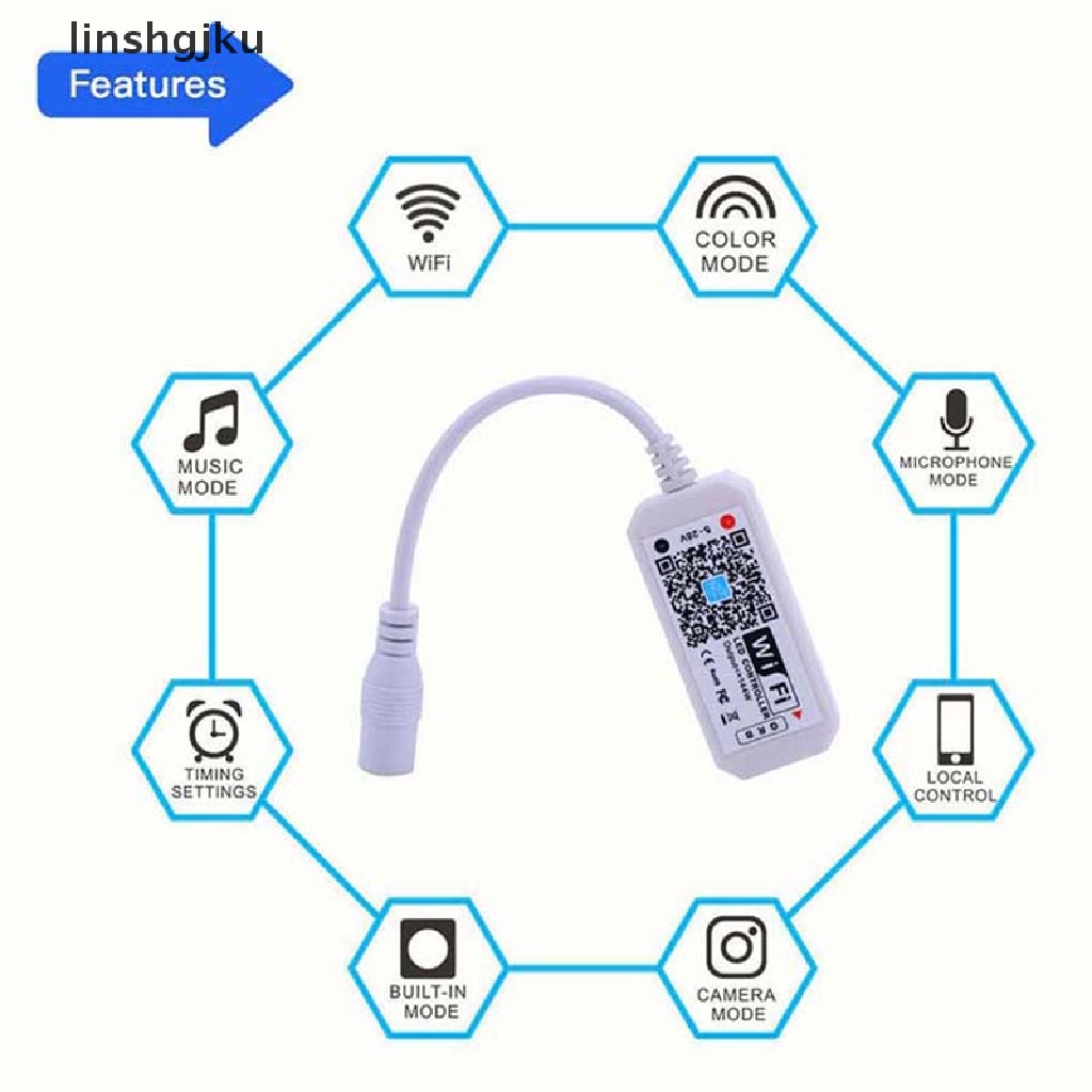 Bộ Điều Khiển Bằng Giọng Nói Thông Minh Với Đèn LED RGB / RGBW