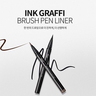 Kẻ Mắt The Face Shop Ink Graffi Brush Pen Liner Kẻ Mắt Nước