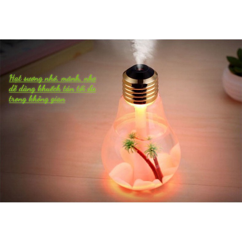 New New Combo 20 Bóng đèn khuếch tán tinh dầu_có đèn Led sáng 7 màu