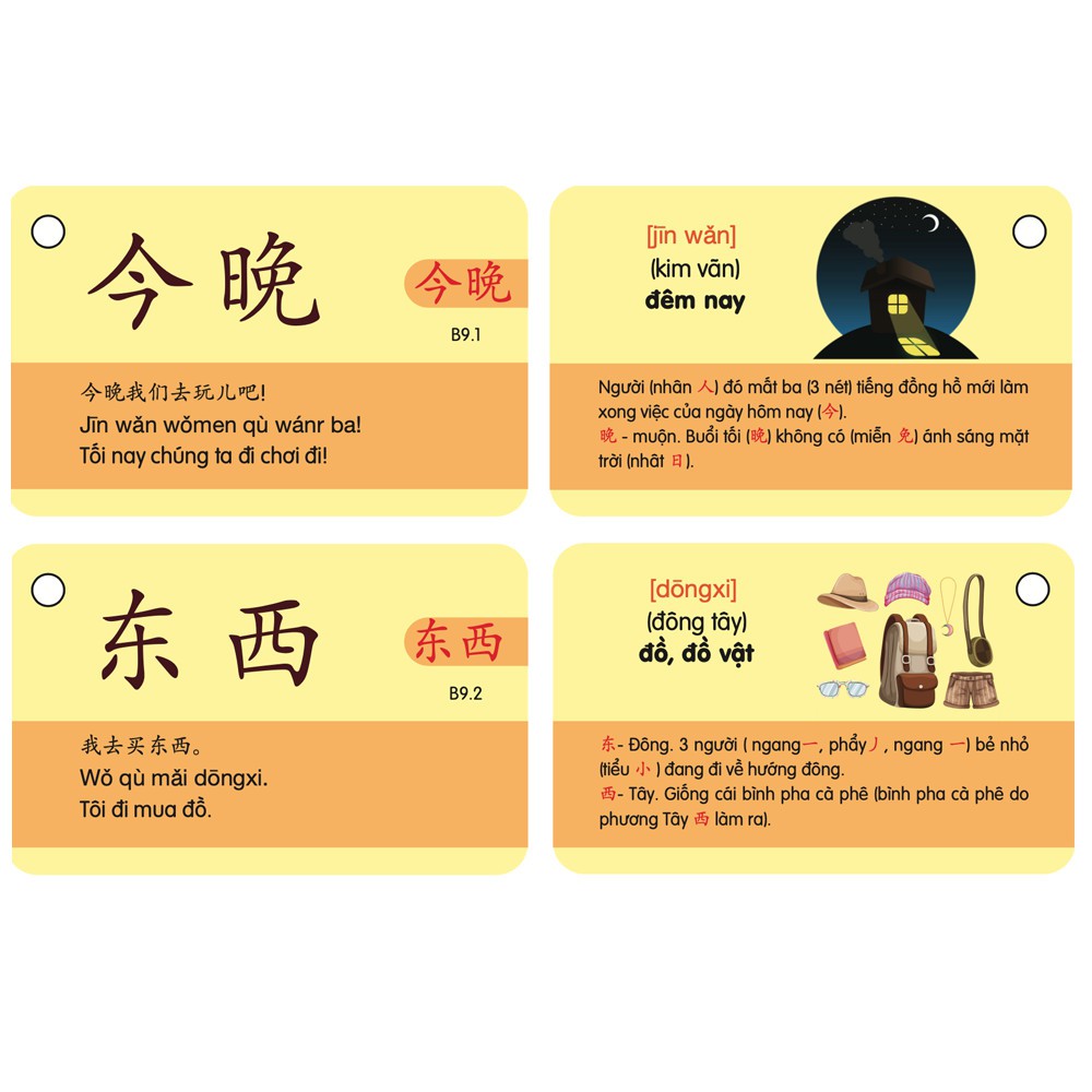 Flashcard Từ Vựng Tiếng Trung 12 - Thẻ Học Từ Vựng Tiếng Trung - Phạm Dương Châu