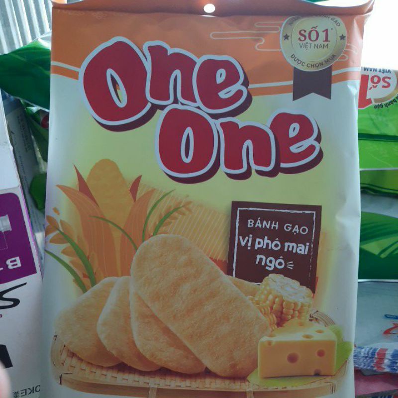 Bánh gạo One One vị phô mai ngô  .