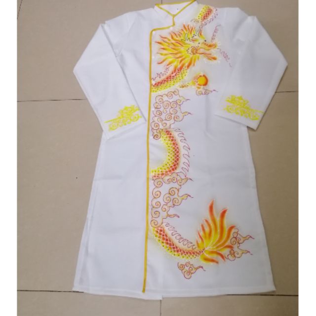 Áo dài nam cách tân đánh tay cao cấp, áo dài biểu diễn văn nghệ, ăn hỏi chú rể bê tráp