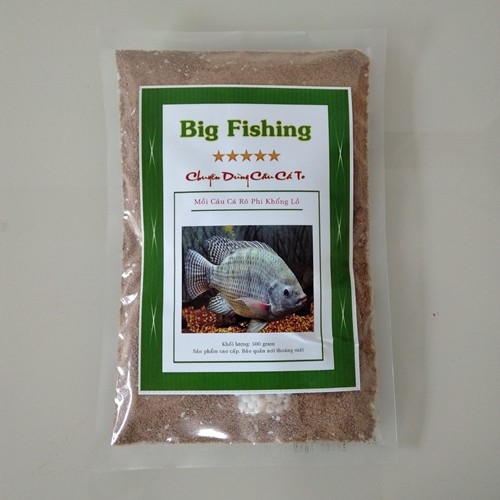 Thính bột câu cá rô phi khổng lồ. Túi 500 Gram.