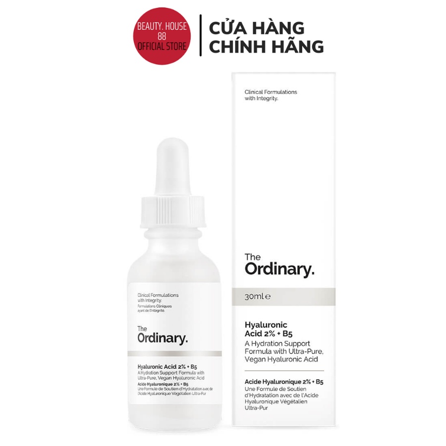 Serum The Ordinary Hyaluronic Acid 2% + B5 - Tinh Chất The Ordinary B5 Cấp Ẩm Và Phục Hồi Da