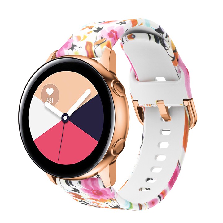 [Galaxy Watch Active 2] Dây đeo Silicon họa tiết đẹp Samsung Galaxy Watch Active 2