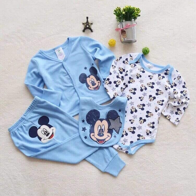 SET 4 chi tiết hình MICKEY dành cho bé sơ sinh