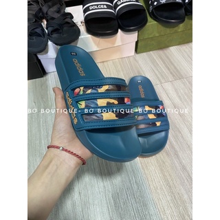 Dép lê Das nam nữ phối ba sọc màu, dép lê nam nữ- Bơ Boutique