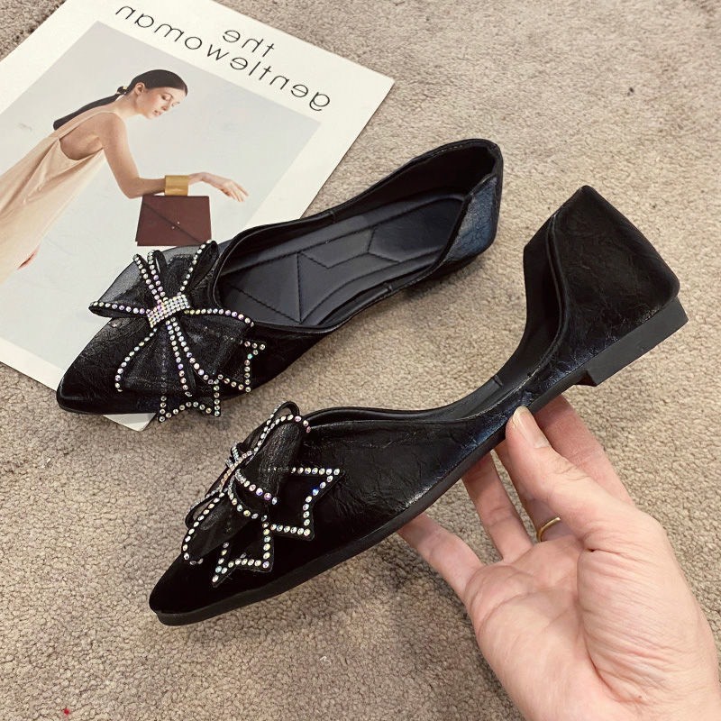 (S119) Giầy búp bê tag nơ đá hot trend (mã 219) | BigBuy360 - bigbuy360.vn