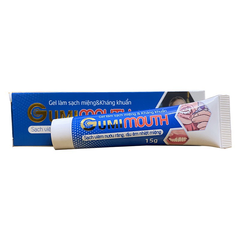 Gel Gumimouth - Sạch Viêm Nướu Răng & Dịu Êm Nhiệt Miệng Tuyp 15g