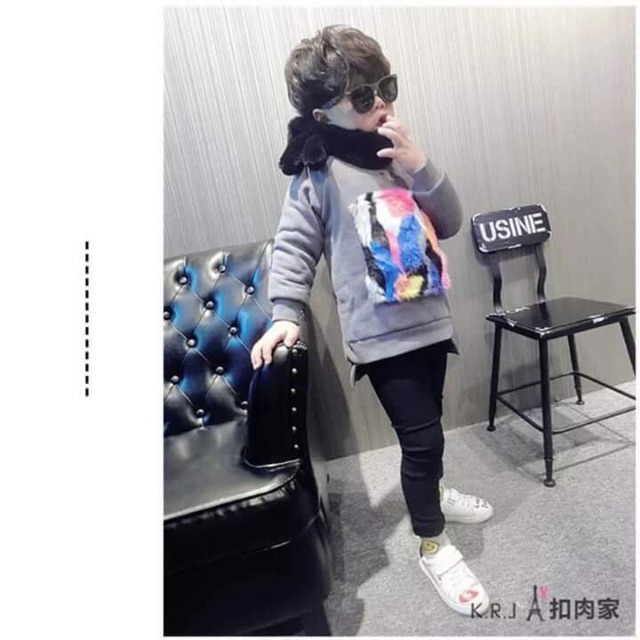 Set áo khoác ng lớn + kid