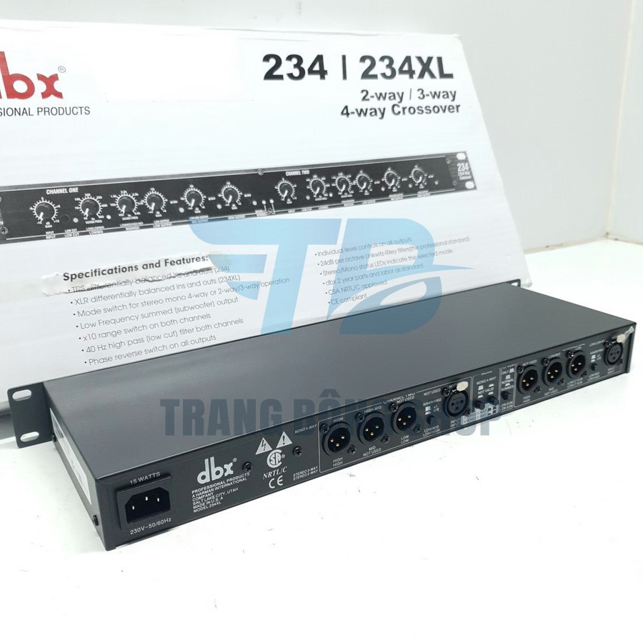 Phân Tần Crossover dbx 234xl Bộ cắt sup chuyên nghiệp