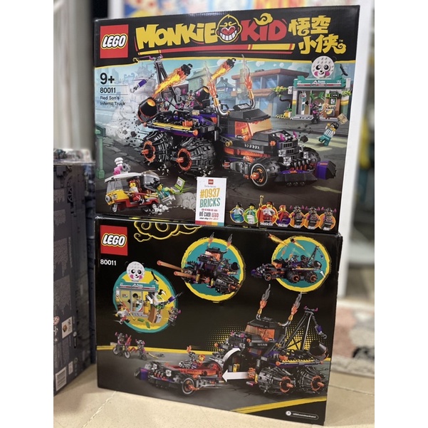 80011 LEGO Red Son's Inferno Truck Xe tải hạng nặng của Ngưu Ma Vương 0937Bricks Monkie Kid