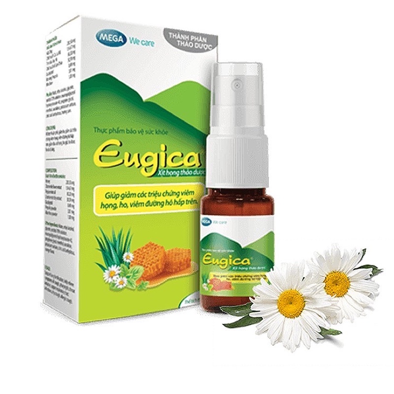 XỊT HỌNG THẢO DƯỢC EUGICA MEGA CHAI 10ML