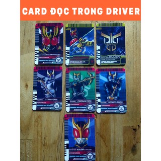 Set 7 thẻ Kuuga đọc được - KamiShop - Kamen Rider Card