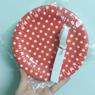COMBO 10 ĐĨA GIẤY + 10 MUỖNG