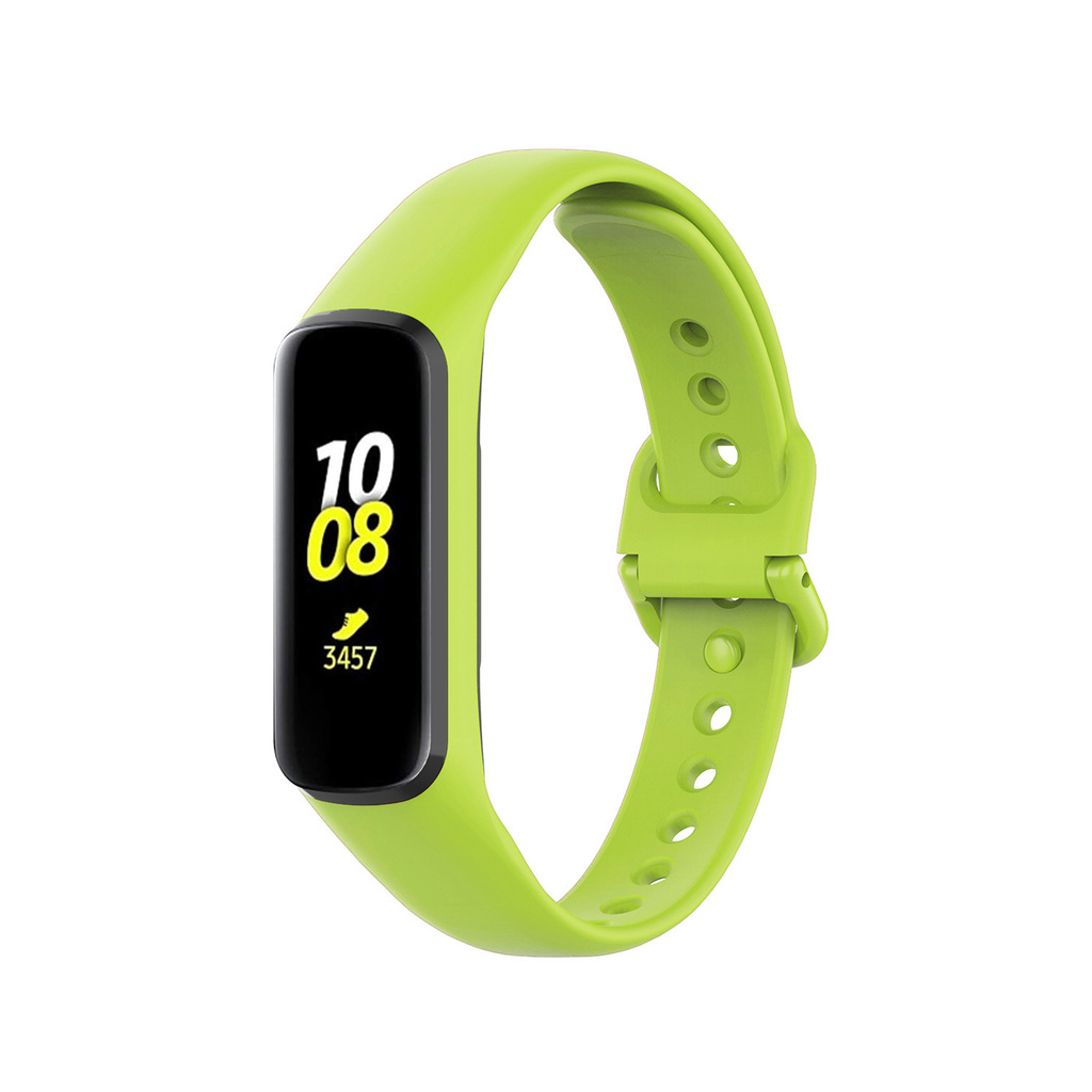 Dây Đeo Silicon Màu Trơn Cho Đồng Hồ Thông Minh Samsung Galaxy Fit 2