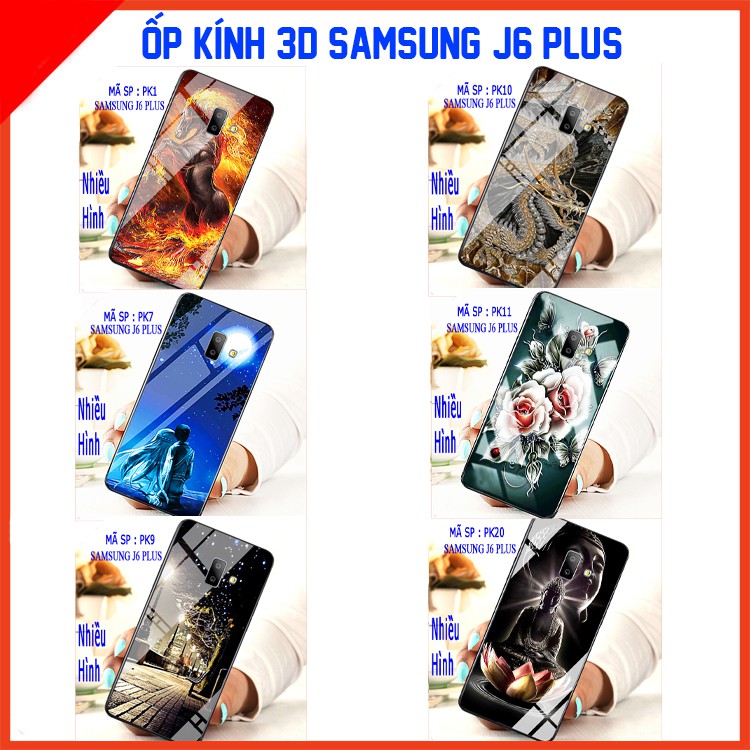 Ốp lưng SAMSUNG J6 PLUS kính 3D siêu sắc nét, đẳng cấp, sang trọng, tinh tế