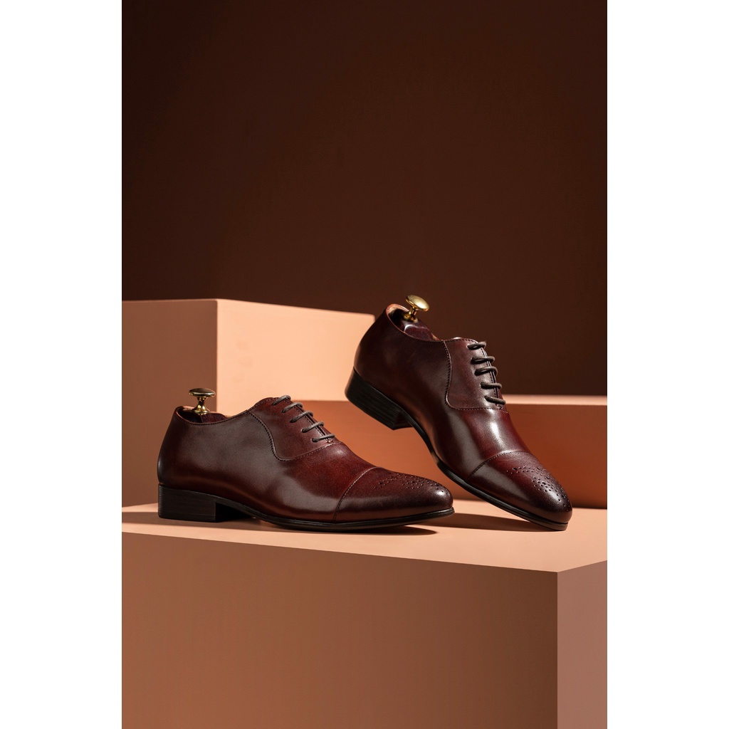GIÀY DA NAM ADAM STORE NÂU DÂY CAO CẤP TXG1867N