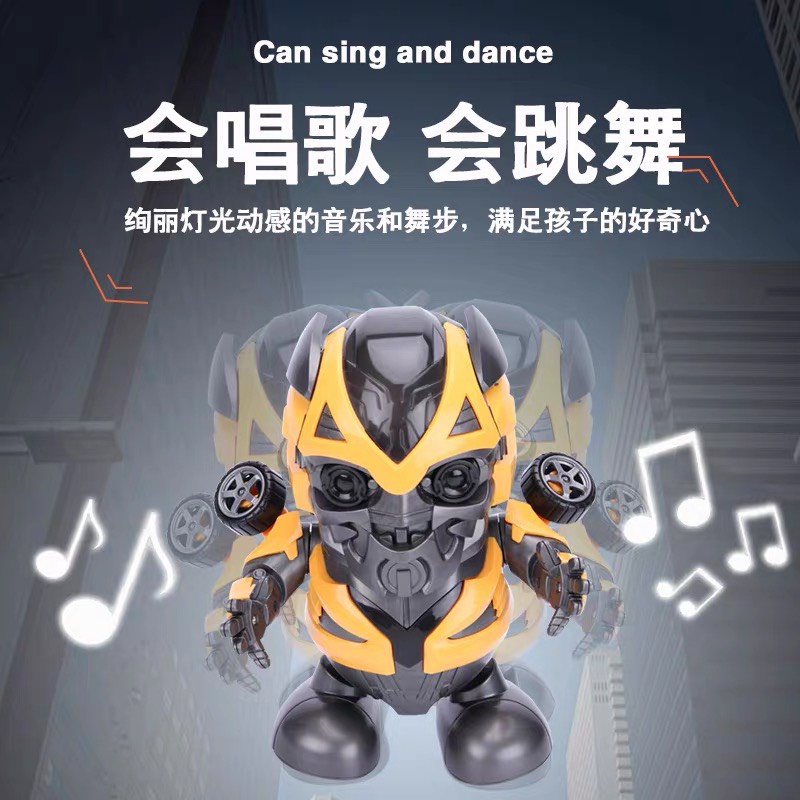 Bumblebee transformer Dance Hero-Robot nhảy múa vui nhộn cho bé yêu  cỡ to