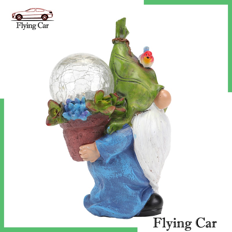 [Lzdjfmy2] Bức Tượng Nhựa Resin Năng Lượng Mặt Trời Nghệ Thuật Cho Sân Vườn Ngoài Trời