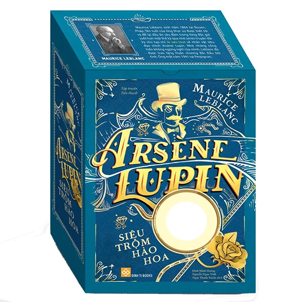 Sách - Boxset Arsène Lupin - Siêu Trộm Hào Hoa (Trọn Bộ 5 Cuốn) - Tặng Kèm Kính Lúp