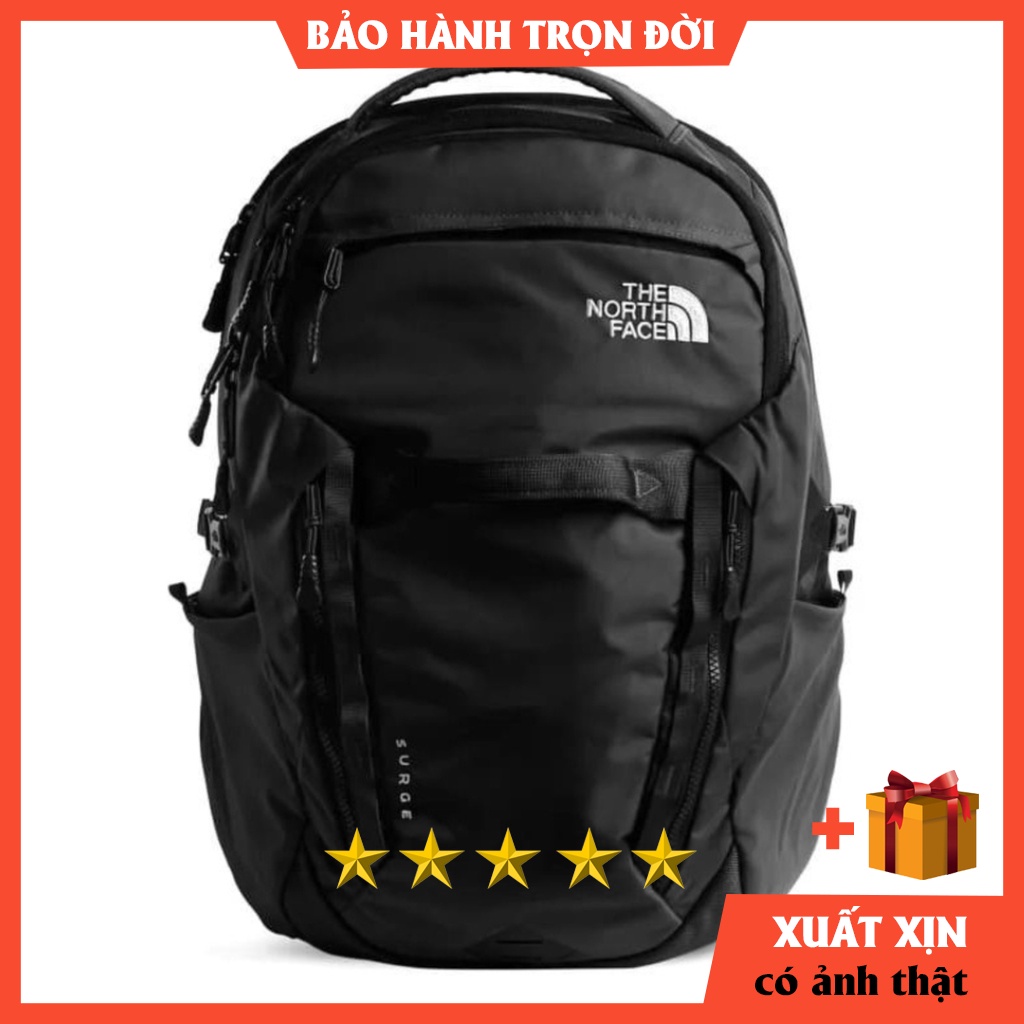 Balo The North Face Surge 2022 BẢO HÀNH TRỌN ĐỜI - ba lô có ngăn laptop riêng - đai trợ lực xịn sò