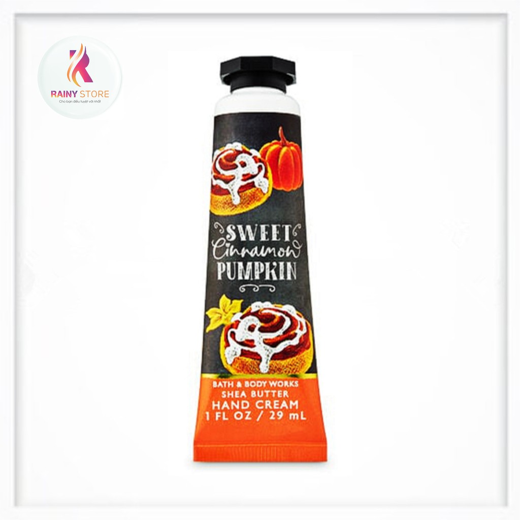 Kem dưỡng da tay Bath &amp; Body Works Sweet Cinnamon Pumpkin 29ml