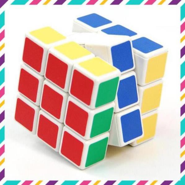 [CHẤT LƯỢNG] [FREESHIP] Đồ Chơi Rubik 3x3x3 Xoay Mượt Mà - Tặng Móc Khóa Rubik Cute 3x3 Cỡ Nhỏ