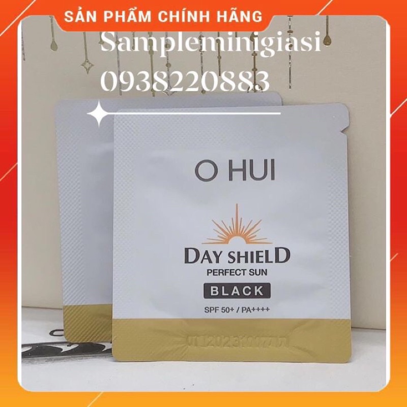 combo 10g chống nắng ohui mẫu mới black PERFECT SUNBLOCK BLACK)